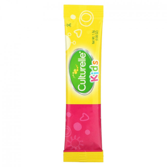 Culturelle, Kids, чистые пробиотики, от 1 года, без ароматизаторов, 50 порционных пакетиков Culturelle, Kids, чистые пробиотики, от 1 года, без ароматизаторов, 50 порционных пакетиков