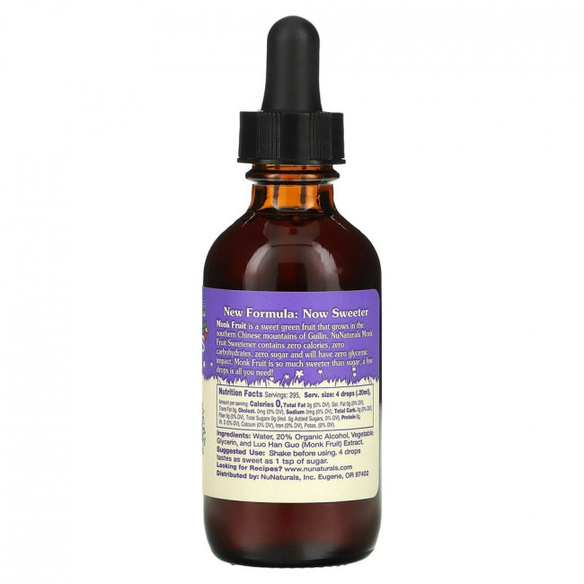 NuNaturals, Подсластитель из архата, 59 мл (2 унции)
