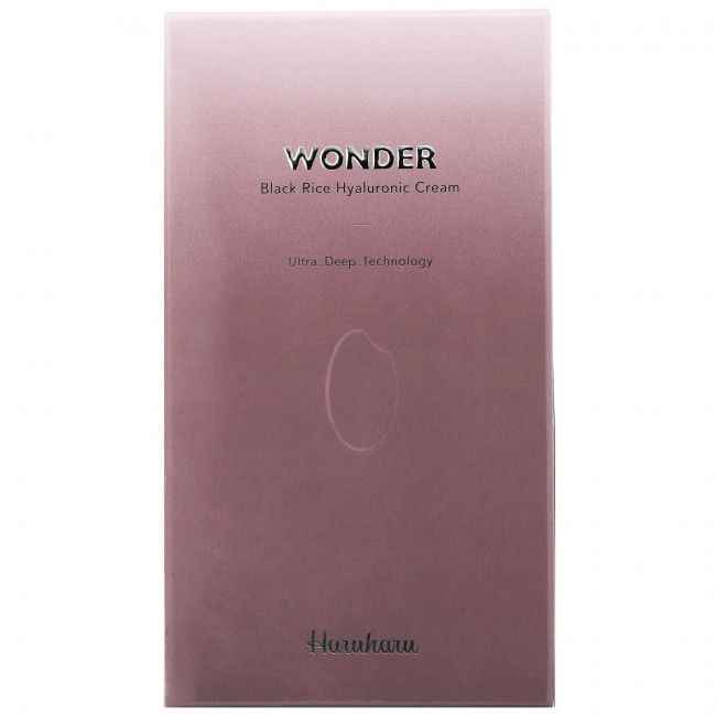 Haruharu, Wonder, гиалуроновый крем с черным рисом, 50 мл (1,6 жидк. унции) Haruharu, Wonder, гиалуроновый крем с черным рисом, 50 мл (1,6 жидк. унции)