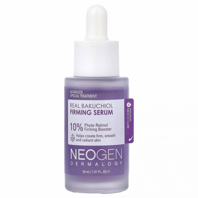 Neogen, Real Bakuchiol укрепляющая сыворотка, 30 мл (1,01 жидк. Унции) Neogen, Real Bakuchiol укрепляющая сыворотка, 30 мл (1,01 жидк. Унции)