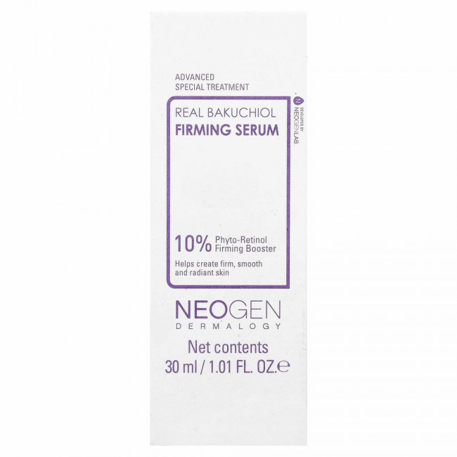 Neogen, Real Bakuchiol укрепляющая сыворотка, 30 мл (1,01 жидк. Унции) Neogen, Real Bakuchiol укрепляющая сыворотка, 30 мл (1,01 жидк. Унции)