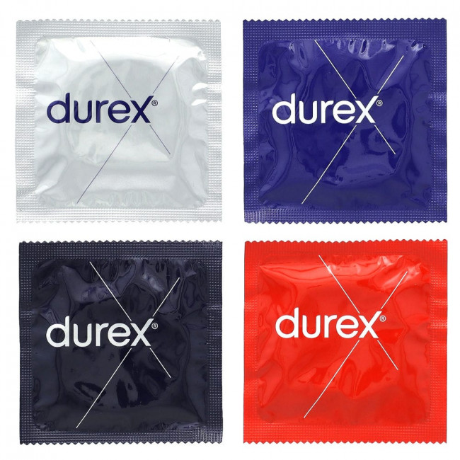 Durex, Pleasure Pack, Regular Fit , 24 Latex Condoms
