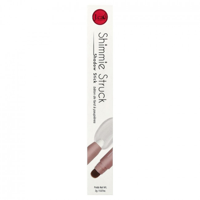 J.Cat Beauty, Shimmie Struck, Тени-карандаш, SSS111 Speed of White, 0.07 унции (2 г)