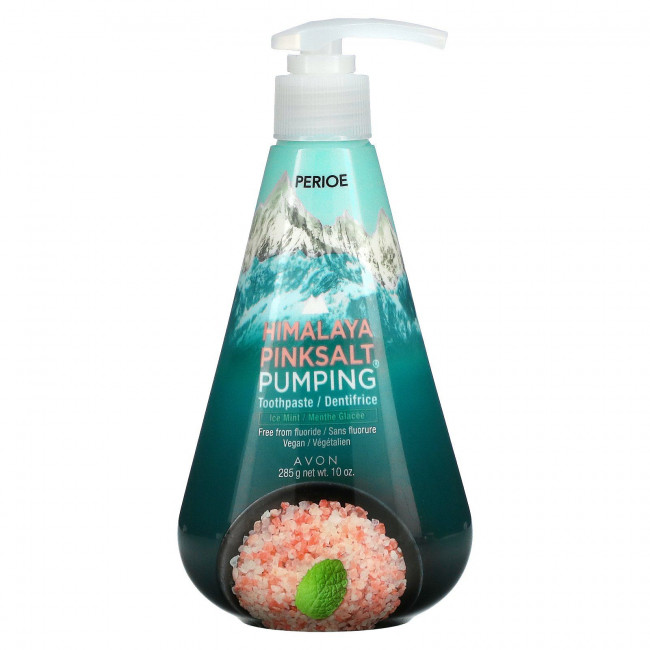 Perioe, Himalaya Pink Salt, зубная паста со льдом и мятой, 285 г (10 унций)
