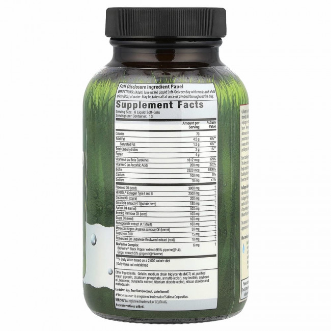 Irwin Naturals, Коллаген для красоты, веризол с клинически доказанной эффективностью, 80 мягких капсул с жидким наполнителем Irwin Naturals, Коллаген для красоты, веризол с клинически доказанной эффективностью, 80 мягких капсул с жидким наполнителем