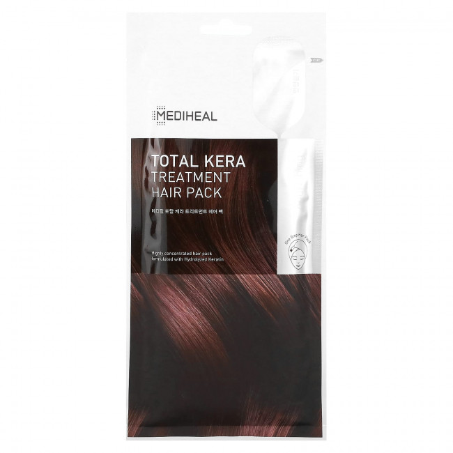 Mediheal, Total Kera Treatment Hair Pack, маска для волос, 5 шт., 40 мл (1,35 жидк. унции) Mediheal, Total Kera Treatment Hair Pack, маска для волос, 5 шт., 40 мл (1,35 жидк. унции)