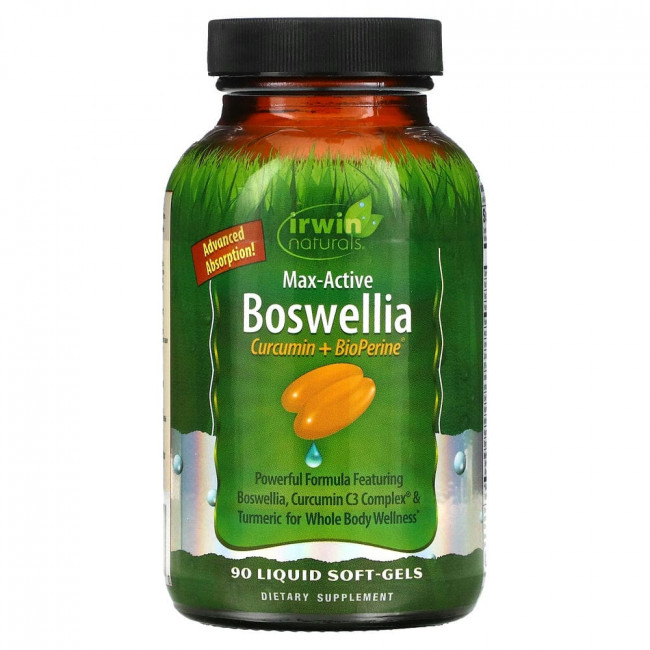 Irwin Naturals, Curcumin Pro-Active, куркума и биоперин, 90 мягких таблеток Irwin Naturals, Curcumin Pro-Active, куркума и биоперин, 90 мягких таблеток