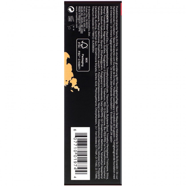 Smashbox, Studio Skin 24 Hour Wear Hydrating Foundation 2.4 Light Medium with Warm Peach Undertone, 1 fl oz (30 ml) Smashbox, Studio Skin 24 Hour Wear Hydrating Foundation 2.4 Light Medium with Warm Peach Undertone, 1 fl oz (30 ml)
