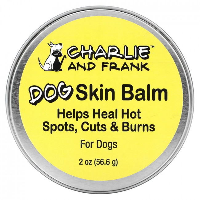 Charlie & Frank, Бальзам для кожи собаки, 56,6 г (2 унции) Charlie & Frank, Бальзам для кожи собаки, 56,6 г (2 унции)