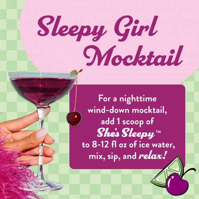 Молочный напиток Legendairy Milk, She's Sleepy, вишневый лимонад, 226,8 г (8 унций)