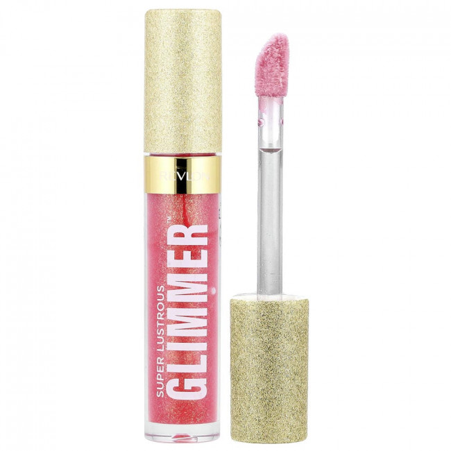 Блеск для губ Revlon Super Lustrous Glimmer™ Gloss, оттенок 007 Haute Honey, 0,13 жидких унций (3,8 мл)