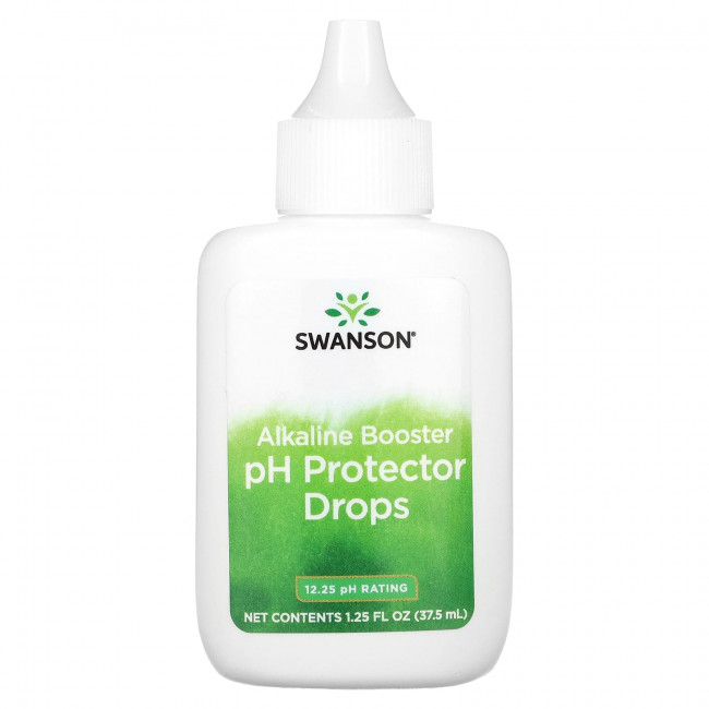 Swanson, Alkaline Booster, капли для защиты pH, 37,5 мл (1,25 жидк. Унции) Swanson, Alkaline Booster, капли для защиты pH, 37,5 мл (1,25 жидк. Унции)