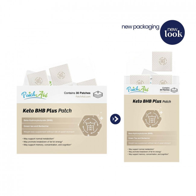 PatchAid, Keto BHB Plus Patch, 30 пластырей