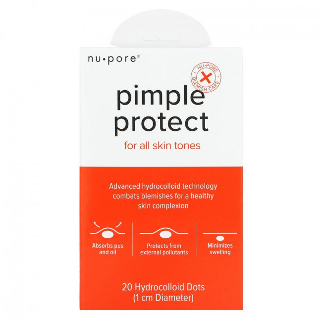 Nu-Pore, Pimple Protect, 20 гидроколлоидных точек Nu-Pore, Pimple Protect, 20 гидроколлоидных точек