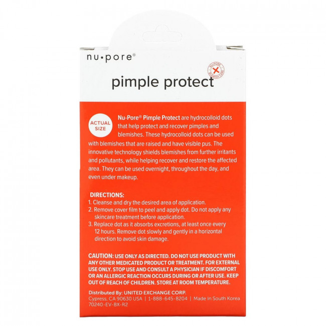 Nu-Pore, Pimple Protect, 20 гидроколлоидных точек Nu-Pore, Pimple Protect, 20 гидроколлоидных точек