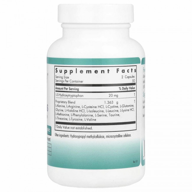 Nutricology, аминокислоты в свободной форме, 100 растительных капсул
