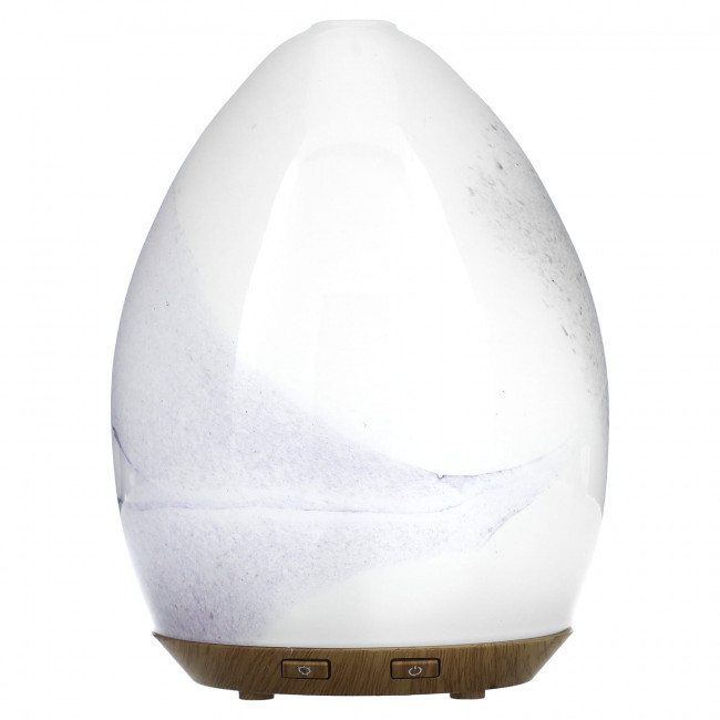 NOW Foods, Solutions, Glass Swirl USB, масляный диффузор, 1 диффузор NOW Foods, Solutions, Glass Swirl USB, масляный диффузор, 1 диффузор