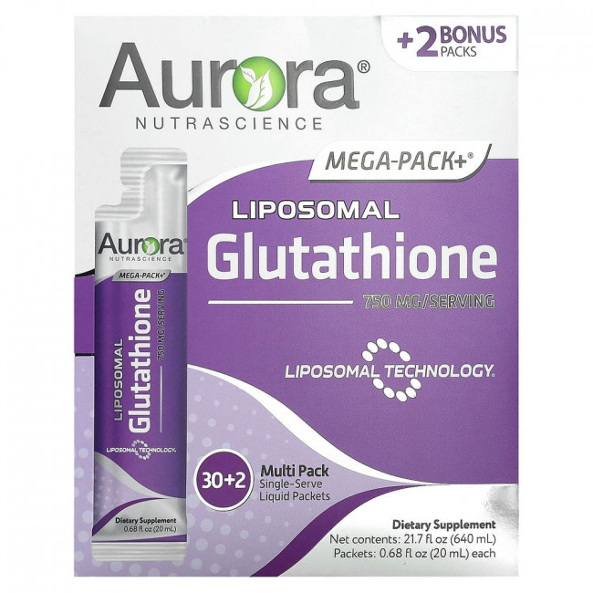 Aurora Nutrascience, Maga-Pack + глутатион, 750 мг, 32 упаковки по 15 мл (0,5 жидк. Унции) Aurora Nutrascience, Maga-Pack + глутатион, 750 мг, 32 упаковки по 15 мл (0,5 жидк. Унции)
