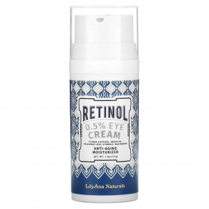 Lilyana Naturals, Крем для кожи вокруг глаз с ретинолом 0,5%, 30 г (1 унция)