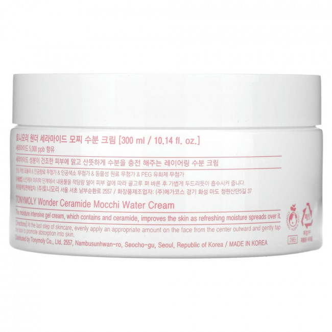 Tony Moly, Wonder Ceramide Mocchi, водный крем, 300 мл (10,14 жидк. Унции)