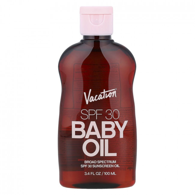 Детское солнцезащитное масло Vacation, SPF 30, 100 мл (3,4 жидких унции)