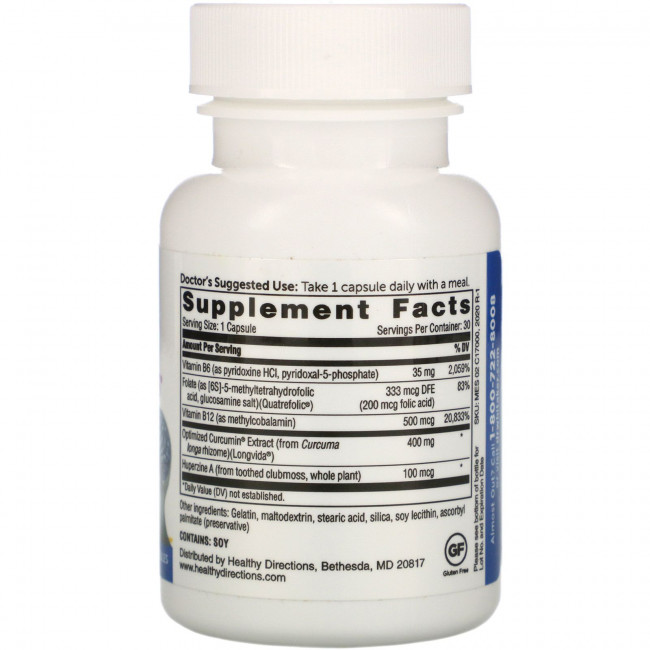 Whitaker Nutrition, Основы разума и памяти, 30 капсул