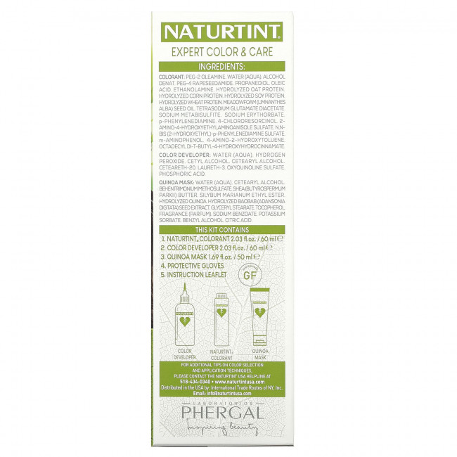 Naturtint, стойкая гелевая краска для волос, 5N светлый каштан, 170 мл (5,75 жидк. унции) Naturtint, стойкая гелевая краска для волос, 5N светлый каштан, 170 мл (5,75 жидк. унции)