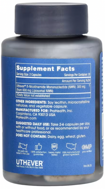 ProHealth Longevity, Liposomal NMN Pro 300, 60 капсул