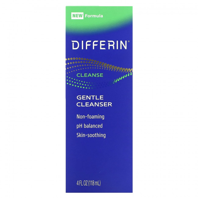 Differin, Мягкое очищающее средство, без отдушек, 118 мл (4 жидк. Унции) Differin, Мягкое очищающее средство, без отдушек, 118 мл (4 жидк. Унции)