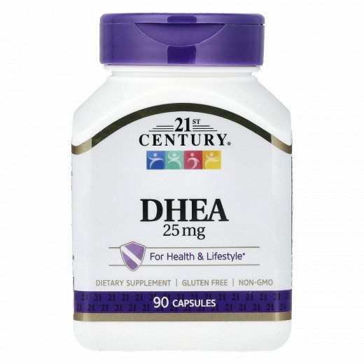 21st Century, DHEA, 25 мг, 90 капсул &mdash; 