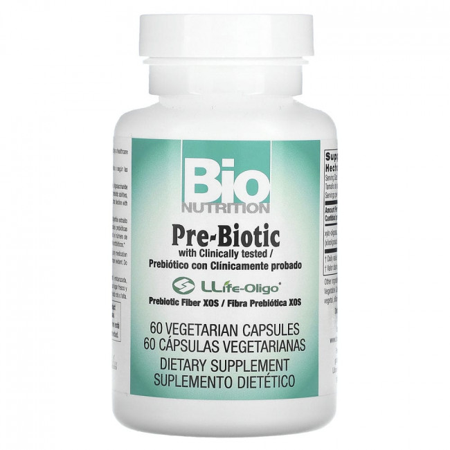 Bio Nutrition, Pre-Biotic, 60 вегетарианских капсул