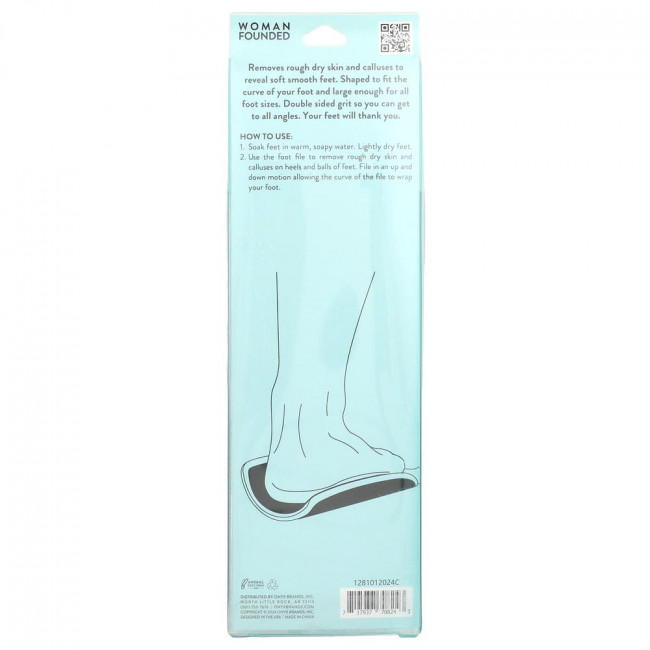 Onyx Professional, Hug Me Smooth, XL изогнутая пилка для ног, 1 пилка