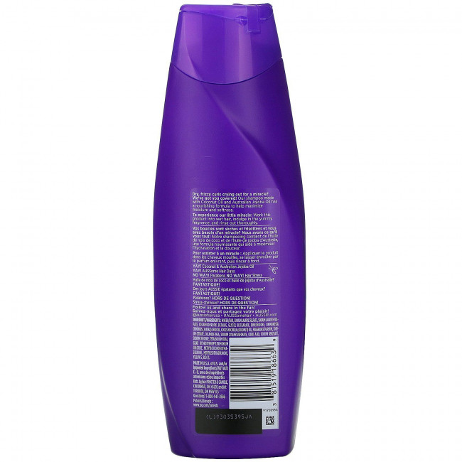 Aussie, Miracle Curls, шампунь с кокосовым маслом и маслом австралийского жожоба, 360 мл (12,1 жидк. унций)
