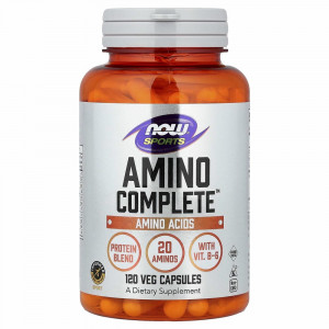 NOW Foods, Amino Complete, аминокислотный комплекс, 120 вегетарианских капсул NOW Foods, Amino Complete, аминокислотный комплекс, 120 вегетарианских капсул