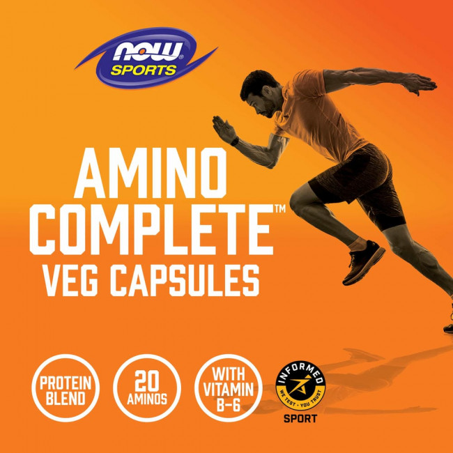 NOW Foods, Amino Complete, аминокислотный комплекс, 120 вегетарианских капсул NOW Foods, Amino Complete, аминокислотный комплекс, 120 вегетарианских капсул