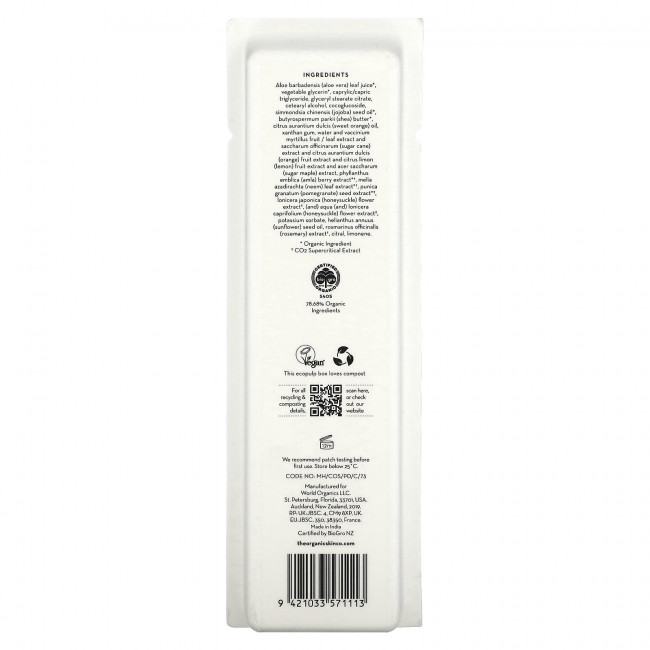 The Organic Skin Co., Очищающее средство для чистки сланца, 90 мл (3 жидк. Унции)