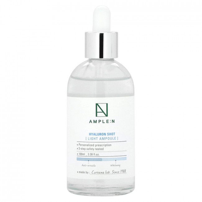 AMPLE:N, Hyaluron Shot, Light Ampoule, 3.38 fl oz (100 ml)