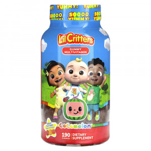 L'il Critters, Cocomelon, Gummy Multivitamin, Yummy Fruit, 190 Gummies