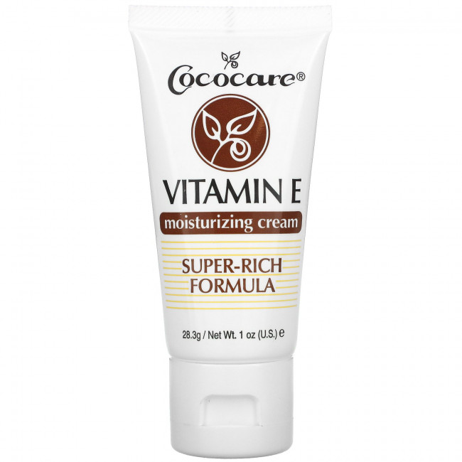 Cococare, Увлажняющий крем с витамином E, 28,3 г (1 унция)