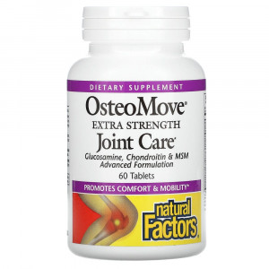 Natural Factors, OsteoMove, средство для поддержки суставов, 60 таблеток Natural Factors, OsteoMove, средство для поддержки суставов, 60 таблеток