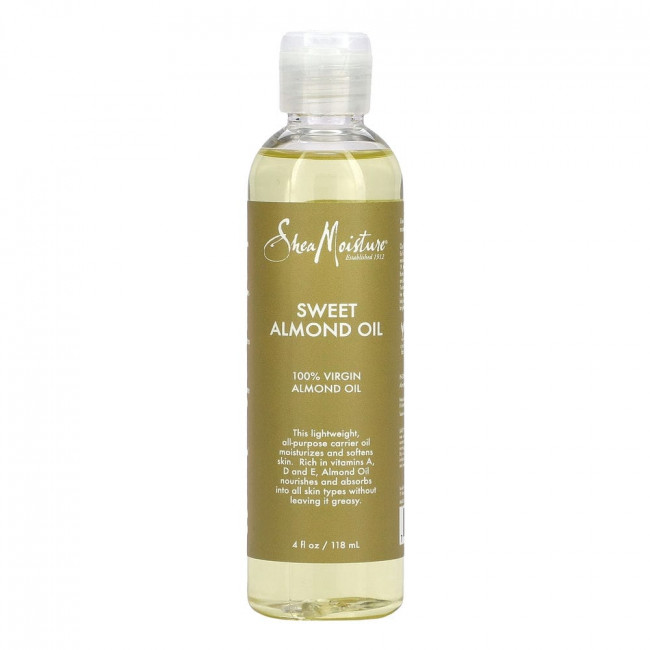 SheaMoisture, Масло сладкого миндаля, 118 мл (4 жидк. Унции) SheaMoisture, Масло сладкого миндаля, 118 мл (4 жидк. Унции)