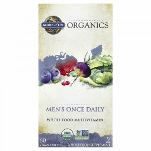 Garden of Life, MyKind Organics, комплекс для мужчин, для ежедневного приема, 60 веганских таблеток Garden of Life, MyKind Organics, комплекс для мужчин, для ежедневного приема, 60 веганских таблеток