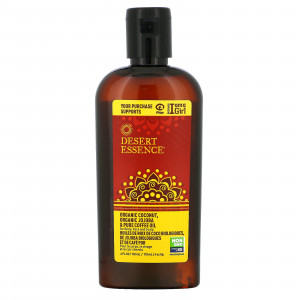 Desert Essence, Масло органического кокоса, жожоба и чистого кофе, 118 мл (4 жидк. унции)