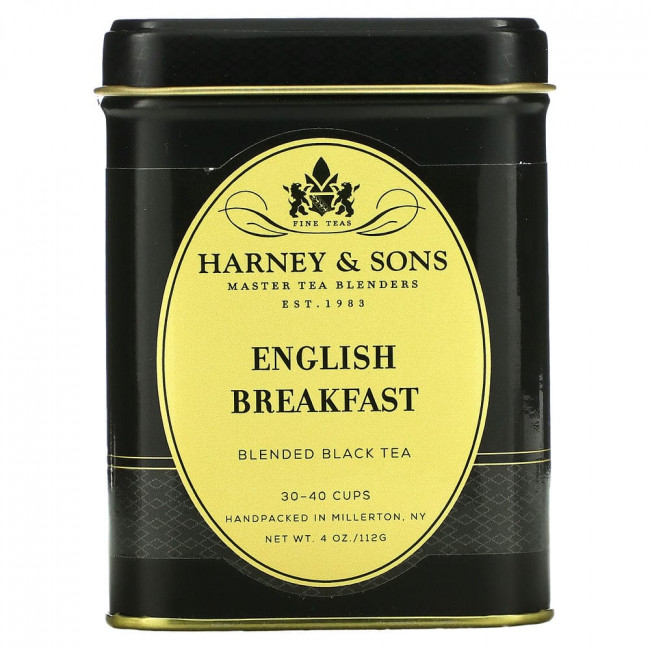 Harney & Sons, Смесь черного чая 'Английский завтрак', 4 унции (112 г) Harney & Sons, Смесь черного чая 'Английский завтрак', 4 унции (112 г)