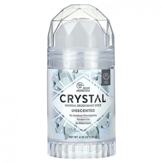 Crystal Body Deodorant, минеральный дезодорант-карандаш, без запаха, 120 г (4,25 унции) Crystal Body Deodorant, минеральный дезодорант-карандаш, без запаха, 120 г (4,25 унции)