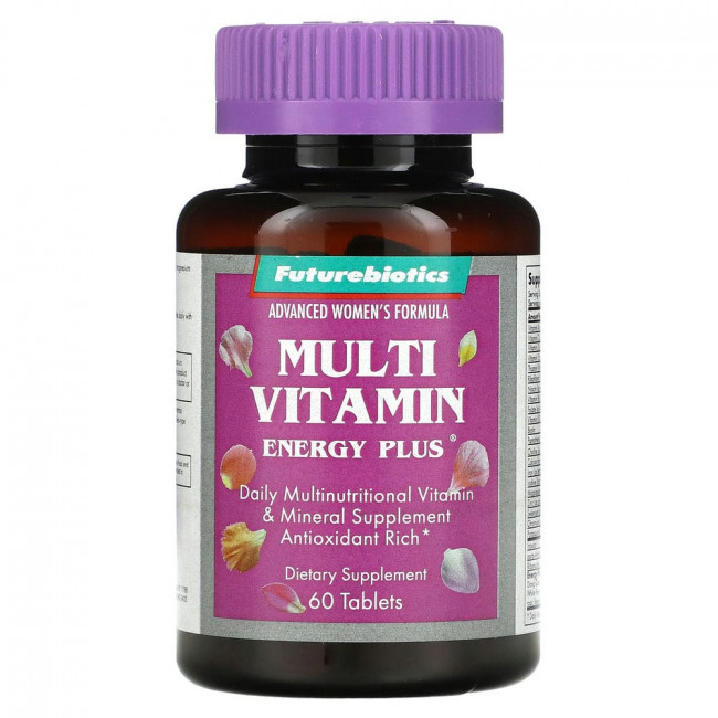 FutureBiotics, Advanced Women's Formula, мультивитамины Energy Plus, 60 таблеток