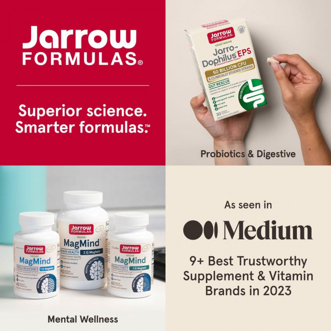 Jarrow Formulas, L-глутамин, 1000 мг, 100 таблеток