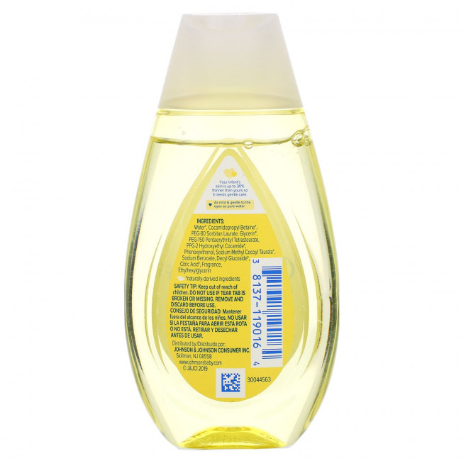 Johnson's Baby, Шампунь и средство для мытья рук Johnson's Head-to-Toe Wash, 3,4 жидких унции (100 мл)