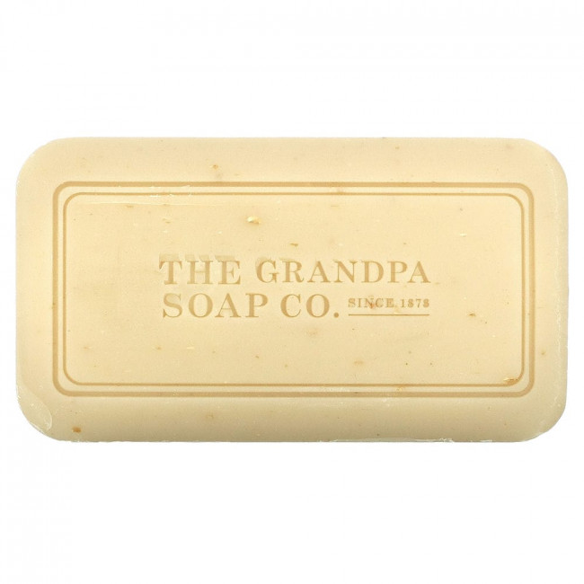 The Grandpa Soap Co., Кусковое мыло для лица и для тела, успокаивающее, овсяное, 4,25 унции (120 г) The Grandpa Soap Co., Кусковое мыло для лица и для тела, успокаивающее, овсяное, 4,25 унции (120 г)