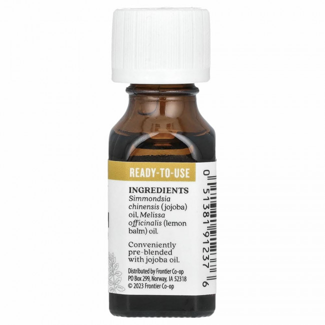 Aura Cacia, Мелисса, бодрящая, 0,5 жидкой унции (15 мл)